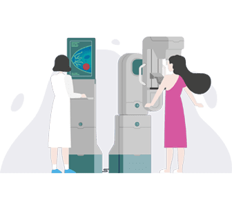 A picture for mammography